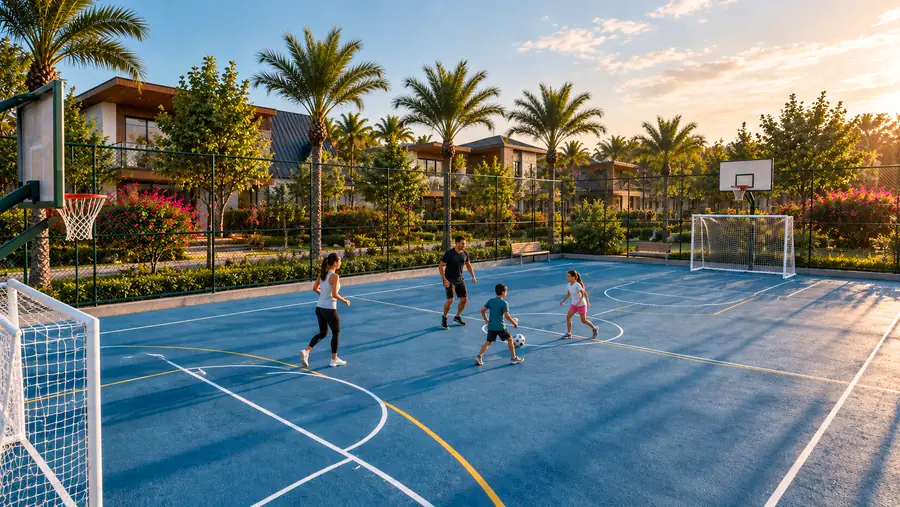 Losa multideportiva proyectada