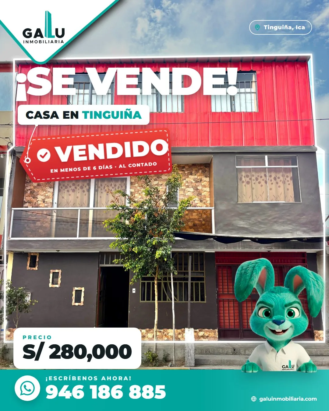 Casa de 3 pisos de 119 m² en Tinguiña Alta, La Tinguiña